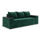 Ортопедический диван Мекко Elite Comfort 2500×960 Bonel Standart Hard Plus II категория Allure Premium Dark Green - фото 3