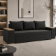 Ортопедический диван Мекко Elite Comfort 2500×960 Bonel Standart Hard Plus III категория Austin 21 Black - фото 1