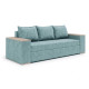 Ортопедический диван Мекко Elite Comfort 2500×960 Bonel Standart Hard Plus IV  категория Bestseller Pale Aqua - фото 2