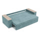 Ортопедический диван Мекко Elite Comfort 2500×960 Bonel Standart Hard Plus IV  категория Bestseller Pale Aqua - фото 4