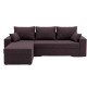 Угловой ортопедический диван Мекко Epoh 3000×1800 Bonel Standart Hard Plus III категория Austin 7 Aubergine - фото 3