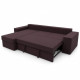 Угловой ортопедический диван Мекко Epoh 3000×1800 Bonel Standart Hard Plus III категория Austin 7 Aubergine - фото 4