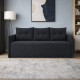 Диван раскладной ортопедический Мекко Erne 2060×950 мм Bonel Standart Hard Plus II категория Allure Premium Graphite (MEK-161489) - фото 1