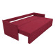 Диван раскладной ортопедический Мекко Erne 2060×950 мм Bonel Standart Hard Plus III категория Austin 8 Ruby Red (MEK-161490) - фото 5
