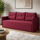Диван раскладной ортопедический Мекко Erne 2060×950 мм Bonel Standart Hard Plus III категория Austin 8 Ruby Red (MEK-161490) - фото 1