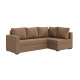 Угловой ортопедический диван Мекко Lincoln 2400*1500 Bonel Standart Hard Plus ткань Bagama 03 - фото 3