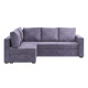 Угловой ортопедический диван Мекко Lincoln 2400*1500 Bonel Standart Hard Plus IV категория Bestseller Dusty Violet - фото 2