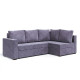 Угловой ортопедический диван Мекко Lincoln 2400*1500 Bonel Standart Hard Plus IV категория Bestseller Dusty Violet - фото 3