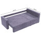 Угловой ортопедический диван Мекко Lincoln 2400*1500 Bonel Standart Hard Plus IV категория Bestseller Dusty Violet - фото 6