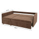 Угловой диван ортопедический Мекко Meet 2080х1430 Bonel Standart Hard Plus II категория Allure Premium Nut - фото 7