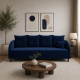 Диван Мекко Milly 2100х860 Ergo II категория Allure Premium Navy - фото 1
