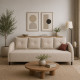Диван Мекко Milly 2100х860 Ergo III категорія Austin 2 Beige - фото 1