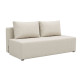 Диван прямой Mekko Mone 2000*980 Bonel Standart Hard Plus III категория Austin 1 Ivory - фото 3