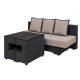 Ортопедический диван-трансформер Мекко Original 2250*960 мм Bonel Standart Hard Plus  II категория Allure Premium Beige/Graphite (MEK-161250) - фото 4