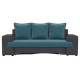 Ортопедический диван-трансформер Мекко Original 2250*960 мм Bonel Standart Hard Plus IV категория Bestseller Teal/Cool Grey (MEK-161252) - фото 3