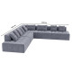 Диван угловой Мекко Paradise 3500*3500 Perfect II категория Allure Premium Cool Grey - фото 4