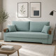 Ортопедический раскладной диван Мекко Reston Maxi Bonel Standart Hard Plus III категория Austin 16 Aqua (MEK-161423) - фото 1