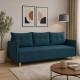Ортопедический диван Мекко Scandi 2060×950 Bonel Standart Hard Plus ткань Bagama 48 - фото 1