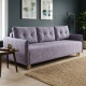 Ортопедический диван Мекко Scandi 2060×950 Bonel Standart Hard Plus IV категория Bestseller Dusty Violet - фото 1