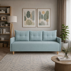 Ортопедический диван Мекко Scandi 2060×950 Bonel Standart Hard Plus I категория Riviera 070 (MEK-161558)