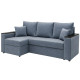 Угловой ортопедический диван Мекко Senator 2500x1500 Bonel Standart Hard Plus IV категория Bestseller Blue Fog - фото 2