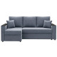 Угловой ортопедический диван Мекко Senator 2500x1500 Bonel Standart Hard Plus IV категория Bestseller Blue Fog - фото 3