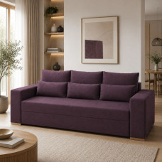 Ортопедический диван Мекко Trend 2650×1150 Bonel Standart Hard Plus I категория Riviera 060 (MEK-161656)