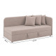 Диван-кровать ортопедическая Мекко Verto 1970*850 Bonel Standart Hard Plus II категория Allure Premium Off White - фото 5