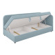 Диван-кровать ортопедическая Мекко Verto 1970*850 Bonel Standart Hard Plus IV категория Bestseller Teal - фото 4