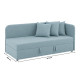 Диван-кровать ортопедическая Мекко Verto 1970*850 Bonel Standart Hard Plus IV категория Bestseller Teal - фото 5