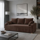 Ортопедический диван Мекко Wilson Maxi 2300x1000 Bonel Standart Hard Plus II категория Allure Premium Brown - фото 1