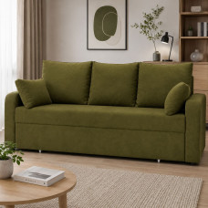 Диван раскладной ортопедический  Мекко Wilson 1950×1450 мм Bonel Standart Hard Plus I категория Riviera 036 (MEK-161218)