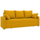 Диван раскладной ортопедический  Мекко Wilson 1950×1450 мм Bonel Standart Hard Plus  II категория Allure Premium Yellow (MEK-161219) - фото 3