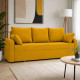Диван раскладной ортопедический  Мекко Wilson 1950×1450 мм Bonel Standart Hard Plus  II категория Allure Premium Yellow (MEK-161219) - фото 1