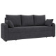 Диван раскладной ортопедический  Мекко Wilson 1950×1450 мм Bonel Standart Hard Plus IV категория Bestseller Dark Grey (MEK-161221) - фото 3
