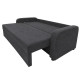 Диван раскладной ортопедический  Мекко Wilson 1950×1450 мм Bonel Standart Hard Plus IV категория Bestseller Dark Grey (MEK-161221) - фото 5