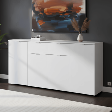 Комод в гостиную Doros Рон 7 160х38х81 см Белый (DRS-011304)