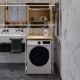 Стеллаж полка Бафрум 404 Ferrum-decor для стиральной машины 178x70,5x60,5 Белый металл ДСП Дуб Кремона Торро 16 мм (FRD-107612) - фото 3