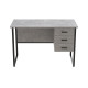 Компьютерный стол Ferrum-decor Гарри 75x120x60 черный ДСП Бетон 16мм (FRD-107292) - фото 3