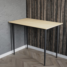 Стол универсальный Prime Ferrum-decor 750x1000x600 Черный металл ДСП Дуб Кремона Торро 16 мм (FRD-107632)