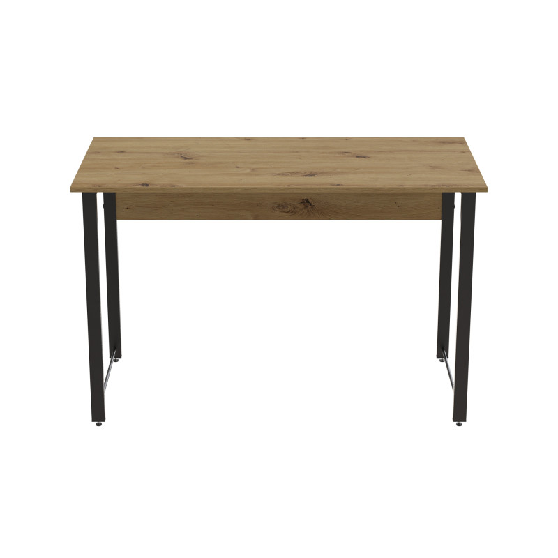 Компьютерный стол Ferrum-decor Курт 75x140x60 черный ДСП Дуб Артизан 32мм (FRD-107162)