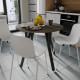Стол круглый MARSI 4 870-4 ноги на конус Ferrum-decor 750x870x870 Черный металл Дуб Кремона Канолло 16 мм (FRD-107522) - фото 3