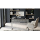 Стіл письмовий Майк Ferrum-decor 75x100x60 Білий метал ДСП Каштан Арвадонна 16 мм (FRD-108262) - фото 1