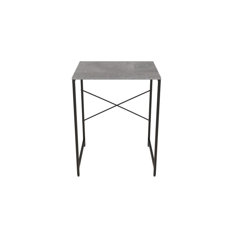 Стеллаж полка Бафрум 401 Ferrum-decor для стиральной машины 90x70,5x60,5 Черный металл ДСП Бетон 16 мм (FRD-107352)