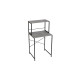 Стеллаж полка Бафрум 402 Ferrum-decor для стиральной машины 133,5x70,5x60,5 Черный металл ДСП Бетон 16 мм (FRD-107362) - фото 4