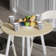 Стол круглый OPTIMA 4 ноги на конус Ferrum-decor 750x670x670 Белый металл ДСП Дуб Кремона Торро 16 мм (FRD-107572) - фото 2