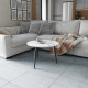 Стол журнальный круглый OPTIMA 1 ноги на конус Ferrum-decor 450x670x670 Черный металл ДСП Белый 16 мм (FRD-107462) - фото 4