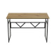 Компьютерный стол Ferrum-decor Раян 75x140x70 черный ДСП Дуб Артизан 16мм (FRD-107092) - фото 4