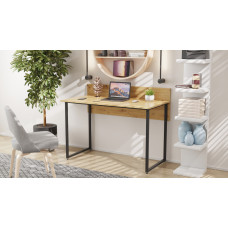 Компьютерный стол Ferrum-decor Скай 75x140x70 черный ДСП Дуб Артизан 16мм (FRD-106992)