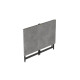 Стіл-трансформер розкладний Слай Ferrum-decor 75x100x60 Чорний метал ДСП Бетон 16 мм (FRD-107342) - фото 3